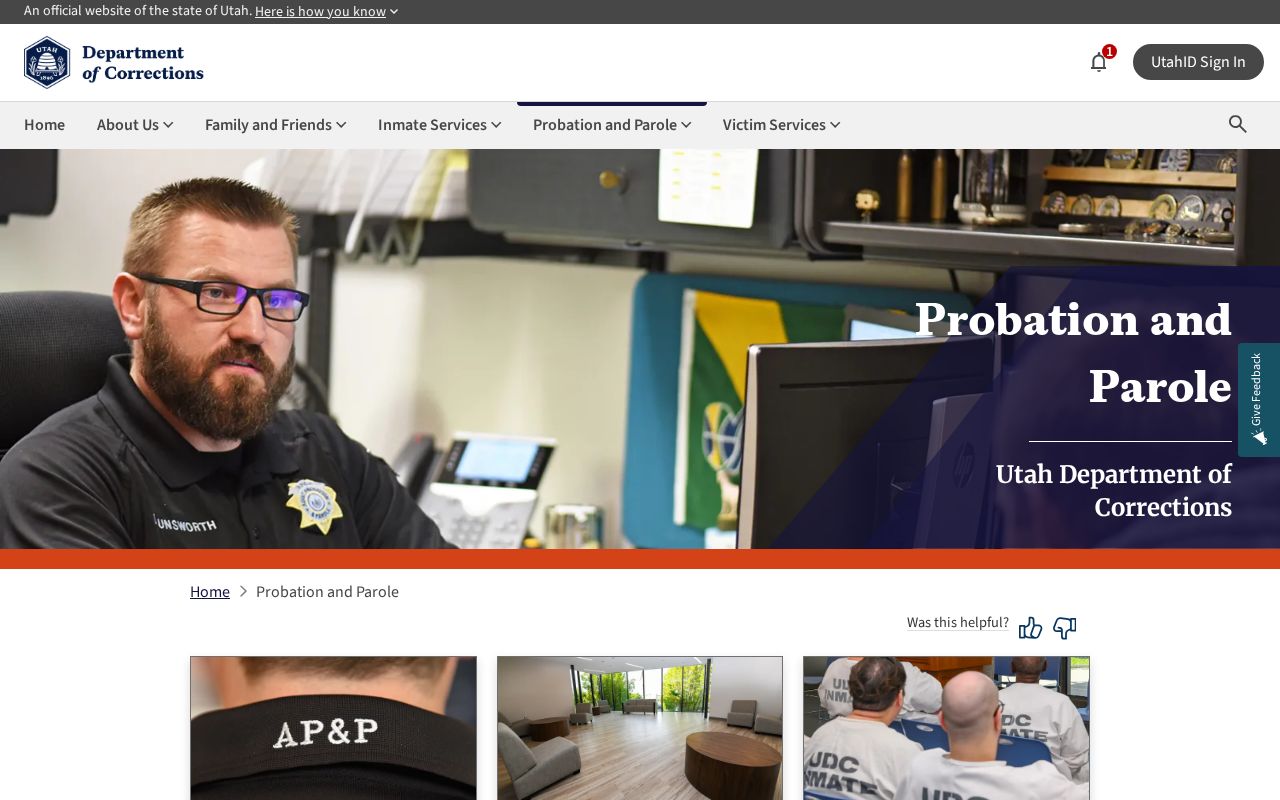Box Elder County parole and probation office directory